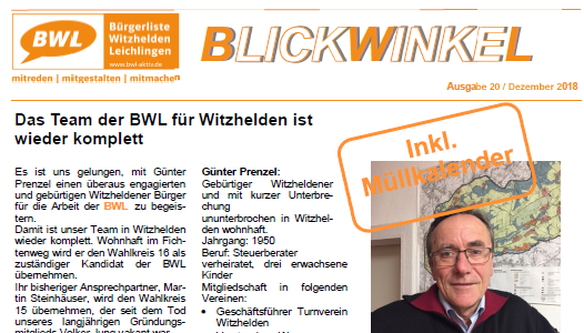 Blickwinkel Ausgabe 20