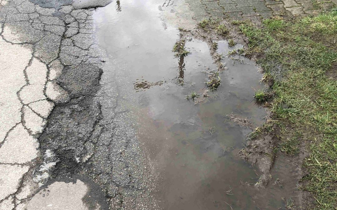 Sanierung Scharweg Richtung Sportzentrum