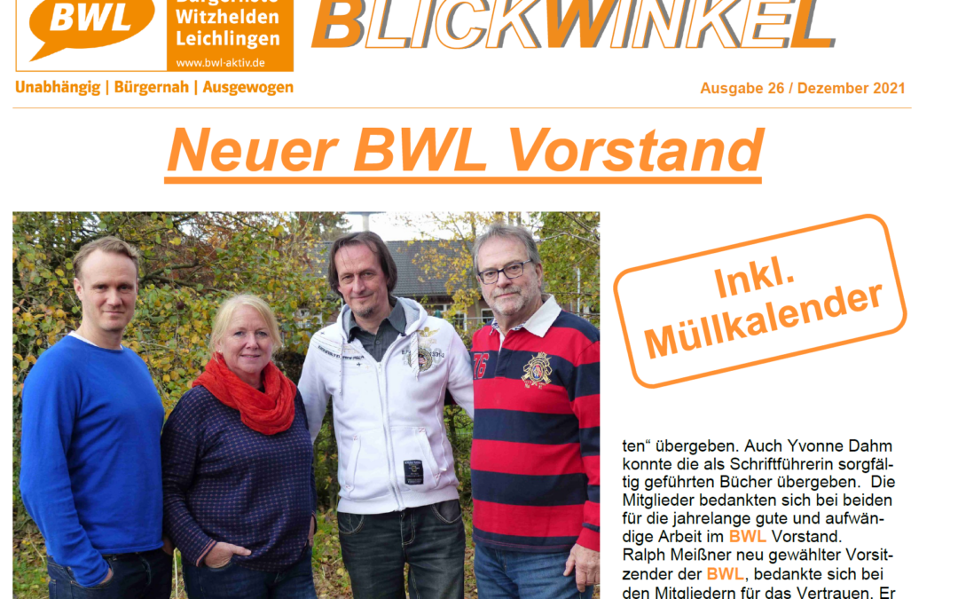 Blichwinkel Ausgabe 26